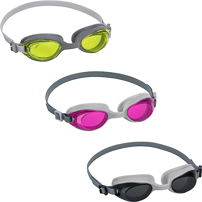Gafas de Natación Bestway para Niños/adultos Protección UV, Ajuste Cómodo Color Surtido 1 unidad