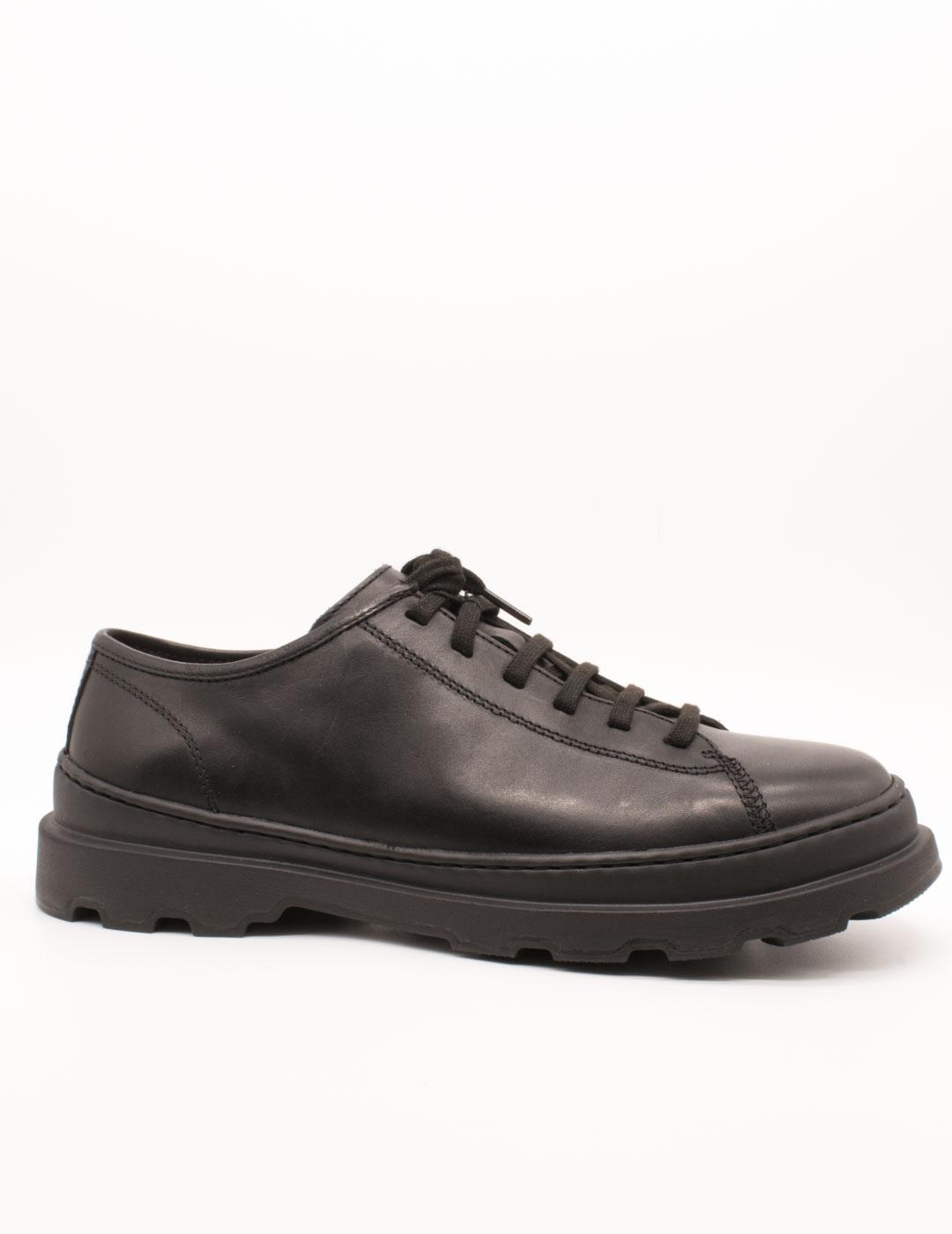Camper Zapato K101066-001 Brutus Negro de Hombre