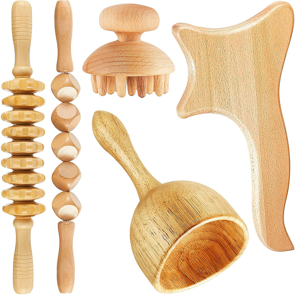 TK Masaje de Therapy de Madera masaje de Drenaje lymphático masajeador anti lllulite masaje de Banda PARA EL Alivio del color muscular de cuerpo complete
