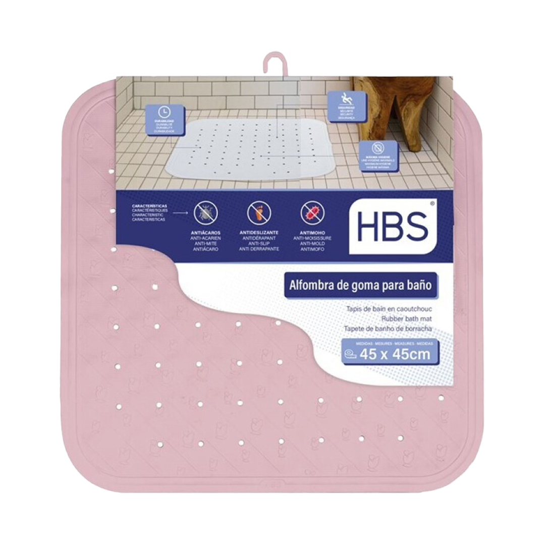 UD - Alfombra de Baño Antideslizante Cuadrada – 45x45 cm | Goma Resistente 450g | Seguridad para Ducha y Bañera