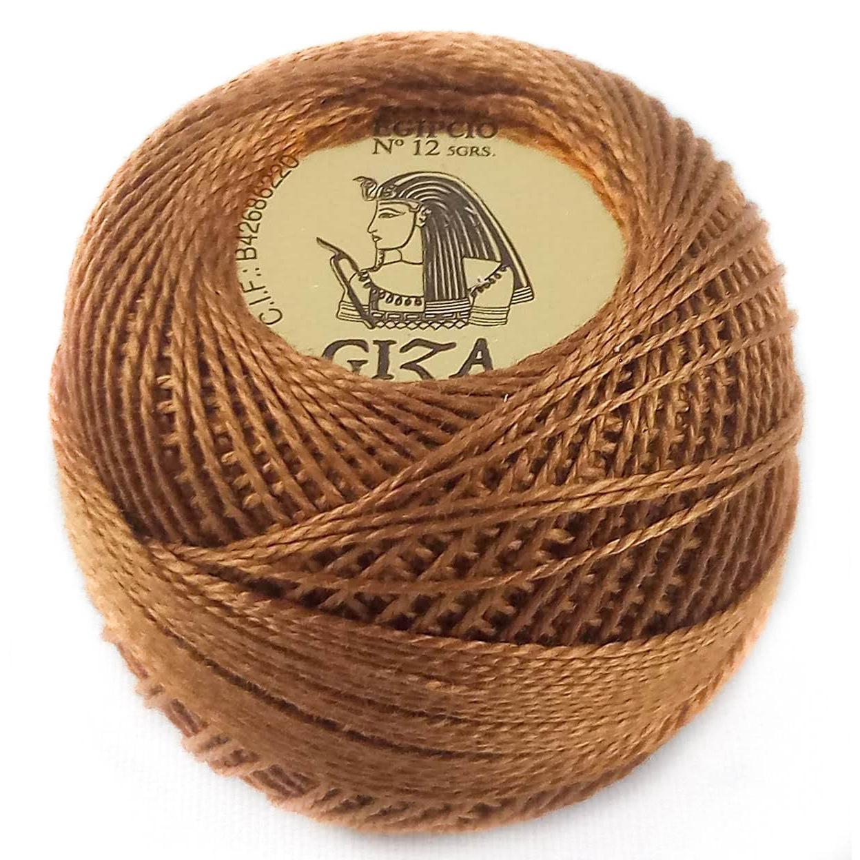 Ovillo de Algodón 100% Giza 5gr Nº12 - Blanco, Crudo y Colores Sólidos