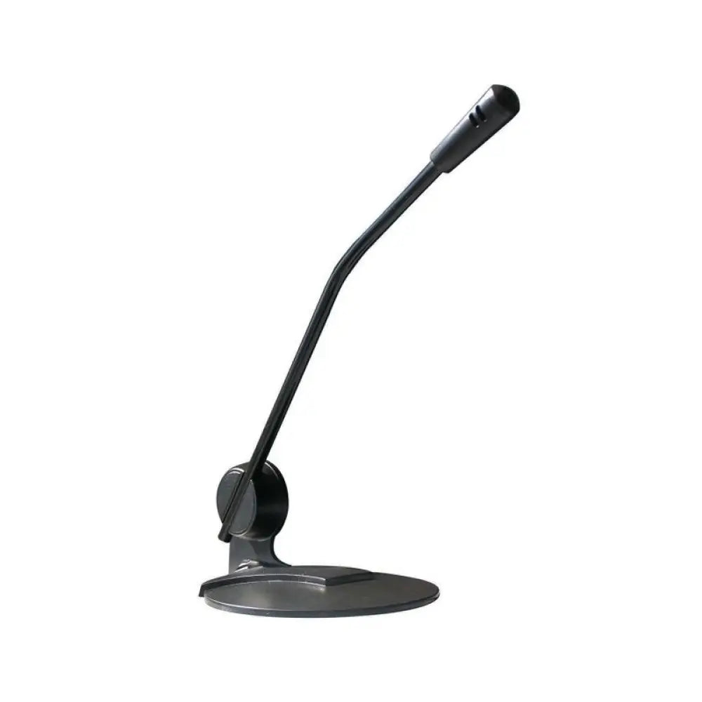 Ewent - Micrófono multimedia EW3550 con conector jack 3.5 mm estéreo, soporte ajustable y clip adhesivo para monitor, ideal para llamadas por Internet y grabación de sonido