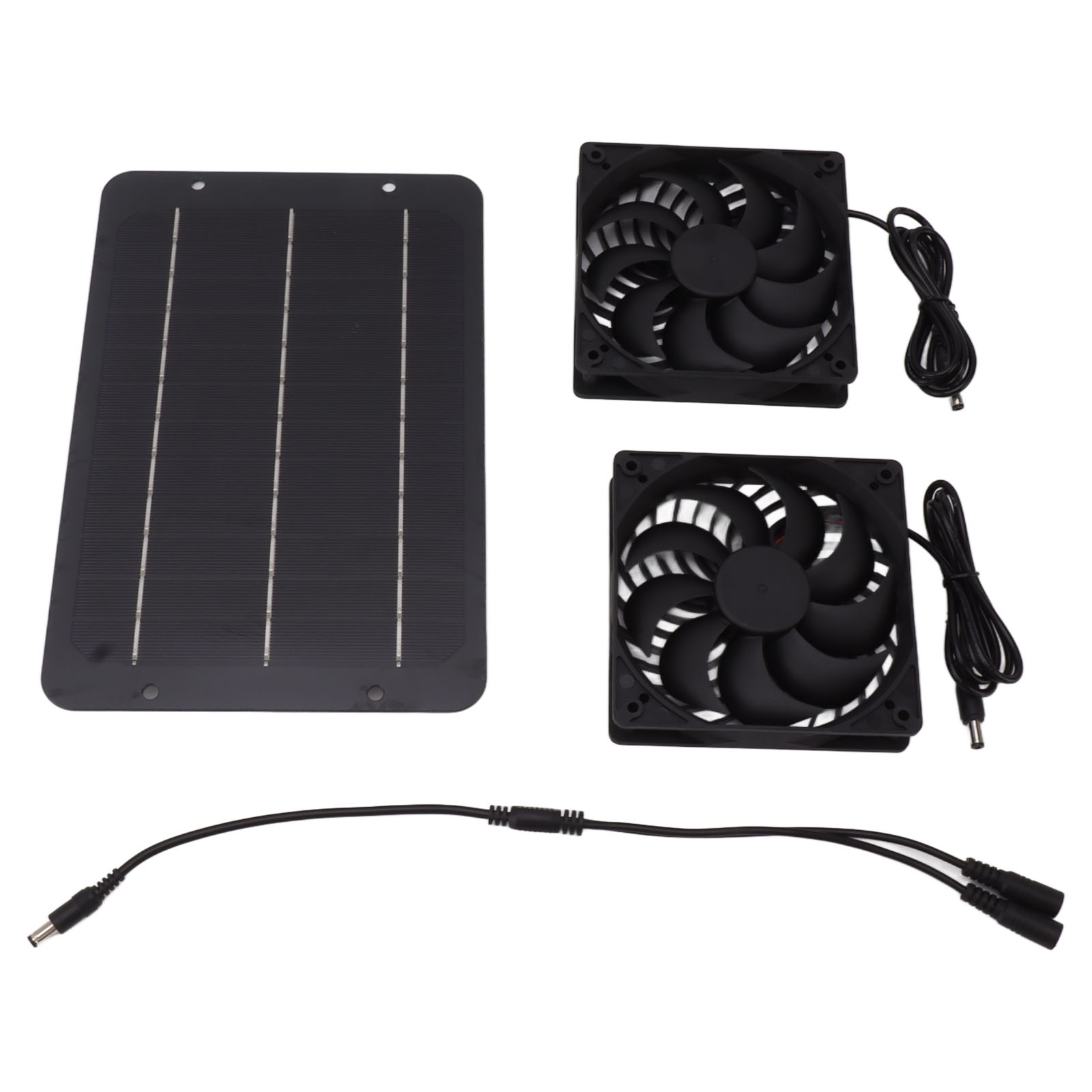 CA Kit de Ventilador de Panel Solar Dual con Energía Solar de 10W