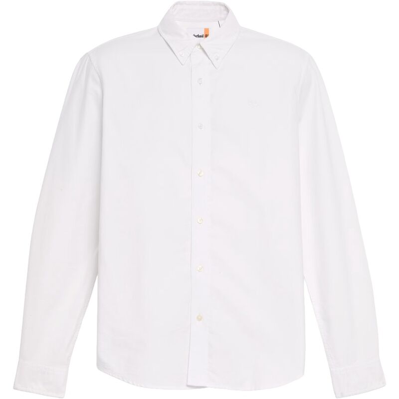 Camisa Blanca Timberland Oxford Shirt White Entallada Y Elegante