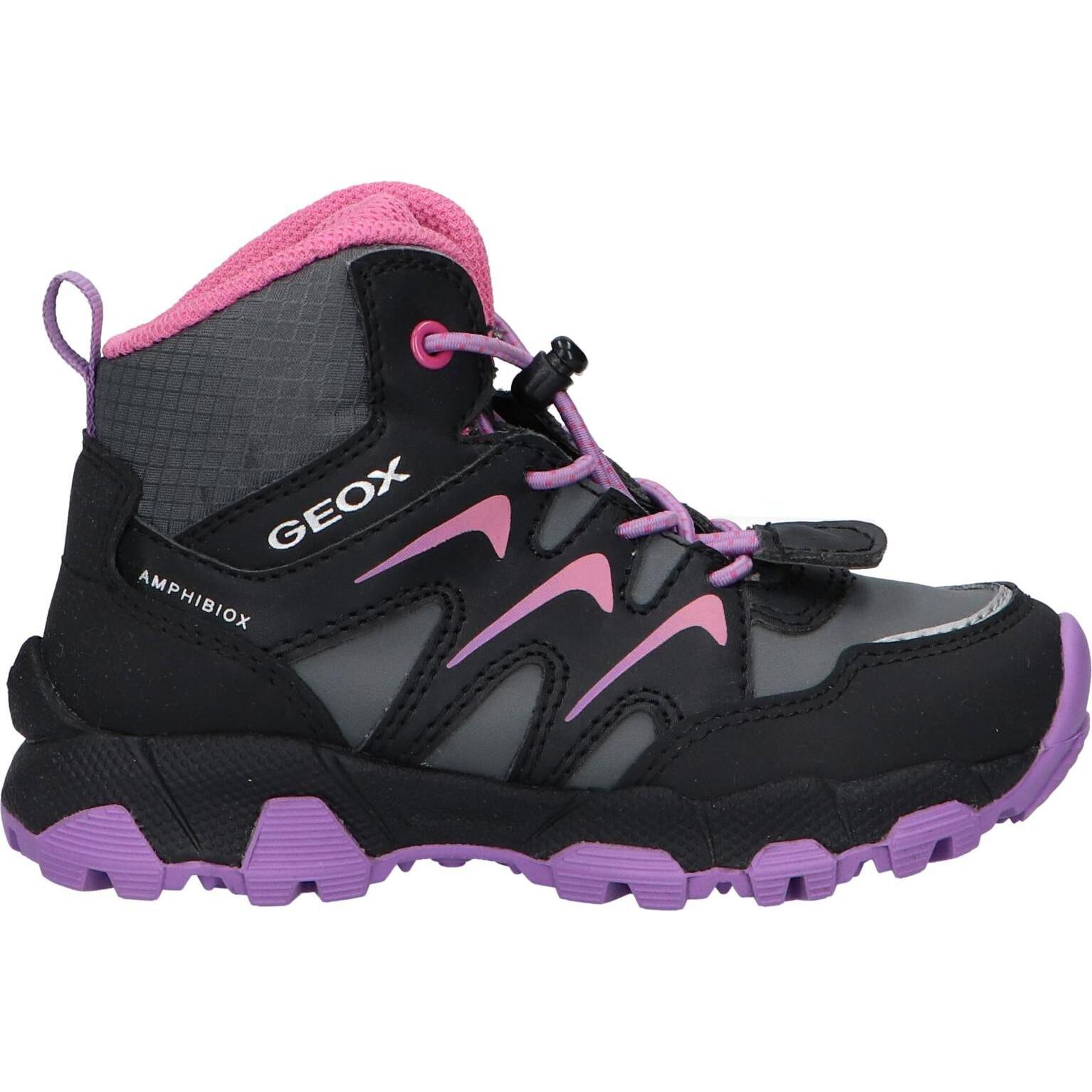 Women's and girls and boys' boots geox j264lb 054fu j magnetar g b abx c0037 black-purple