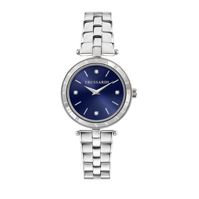 Trussardi Reloj Mujer Analogico Cuarzo con Correa de Acero inoxidable R2453145514