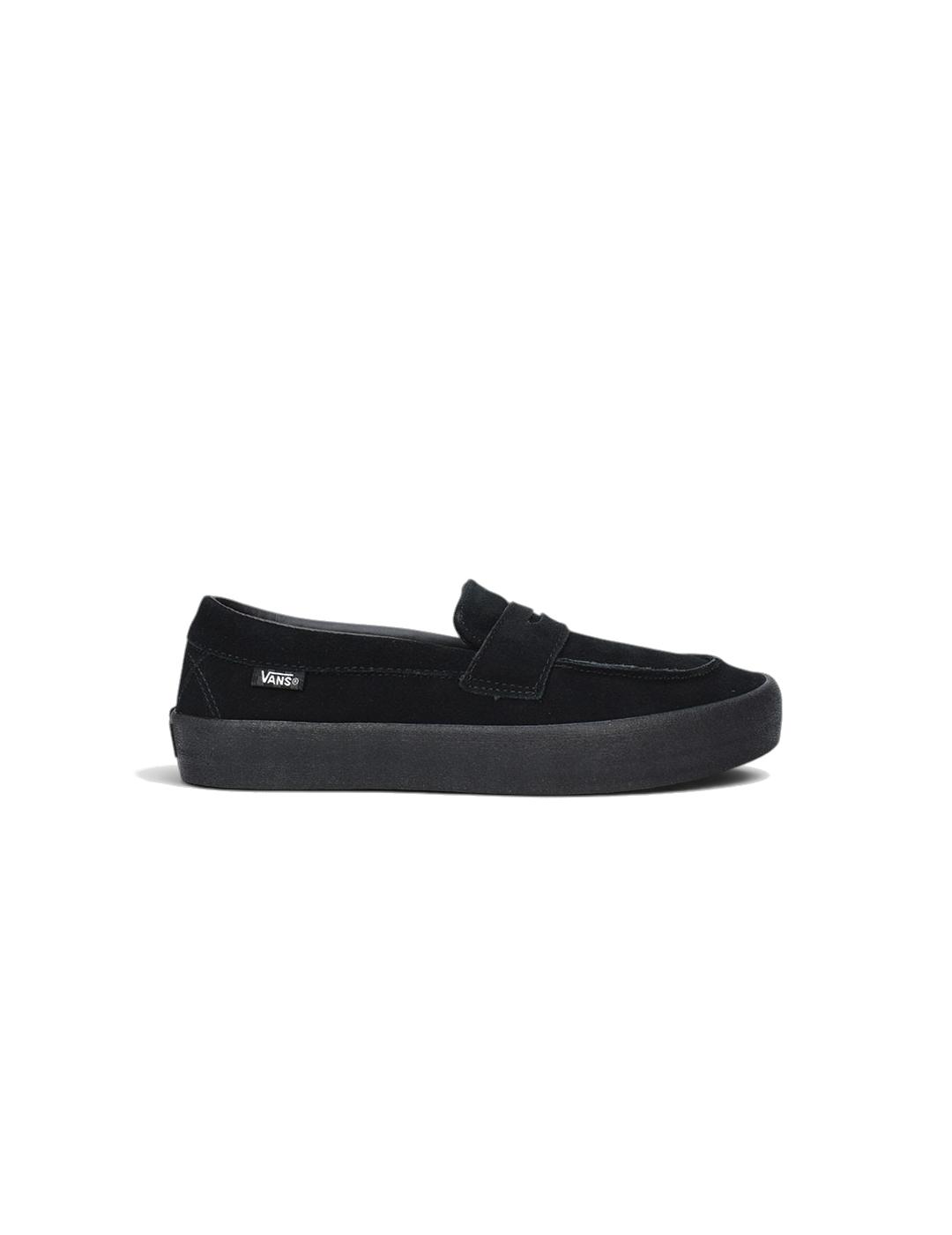 VANS ZAPATO SUEDE BLACK SKATE LOAFER