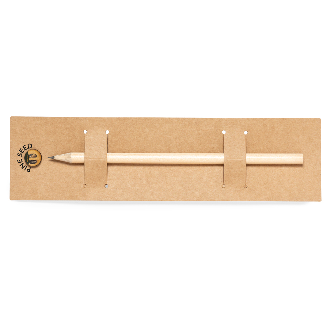 Disok Lote de 10 Lápiz con Semilla de Madera Natural - Regalos Ecológicos Sostenibles