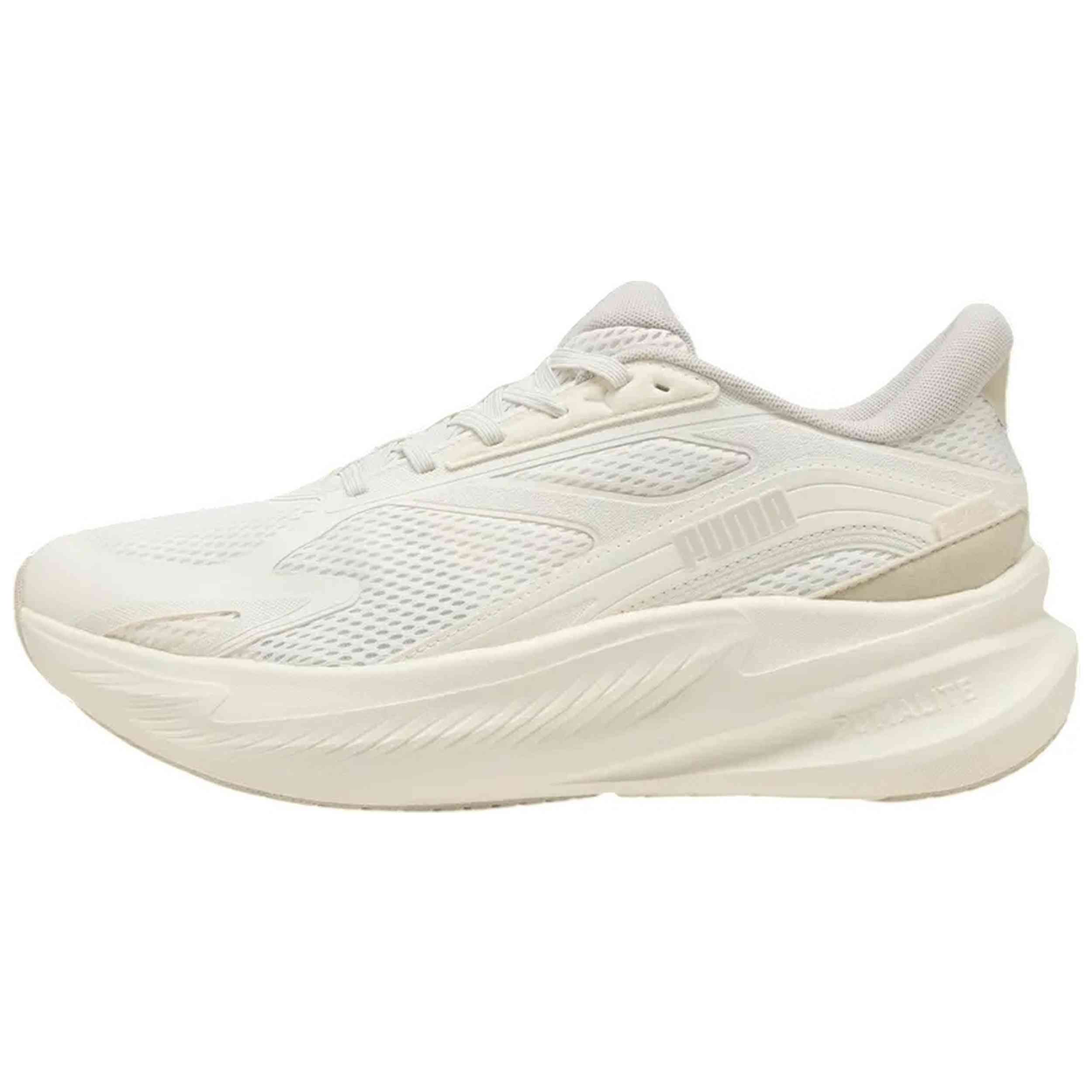 Zapatillas Puma modelo Maxstride Lite LS Ease In "Vapor Gray/Warm White" para hombre y mujer en color Blanco