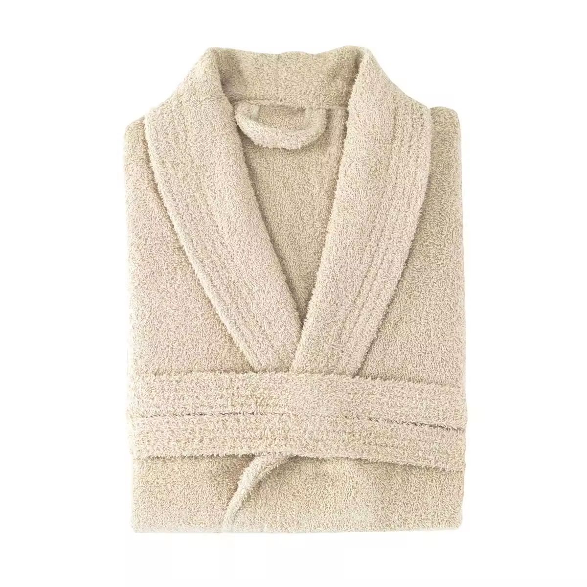 Albornoz de baño de Algodón cardado sin capucha. 100% Algodón premium Densidad 380gr. Disponible en varios colores. Tejido ultra suave y absorbente. Tamaños M, L, XL y XXL