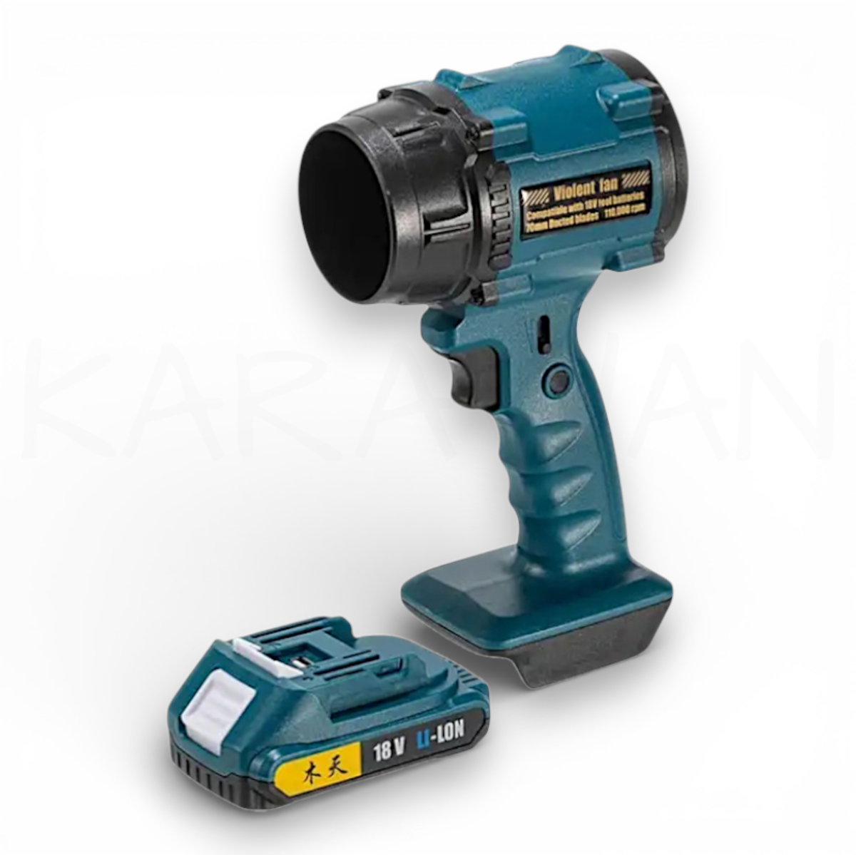 Fan F018 Turbo: Soplador Portátil De Alta Potencia Con Flujo De Aire Concentrado - Karawan