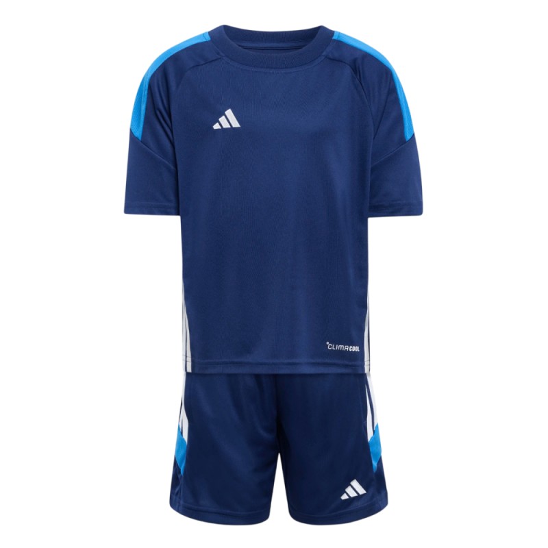 Conjunto Camiseta-bermuda Azul Adidas Kids