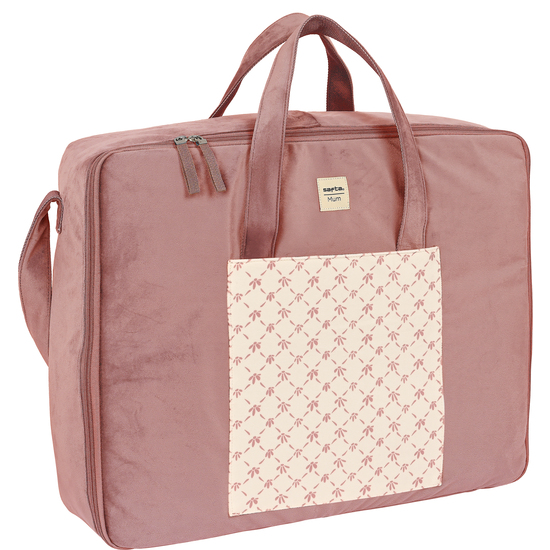 MALETA MATERNAL SAFTA ACCESORIOS BEBE "LEAVES". Compartimento principal con abertura completa. Cremallera con doble tirador para facilitar su apertura. Bolsillo frontal. Bolsillos interiores de red- ellásticos y con cremallera. Interior totalmente forrado