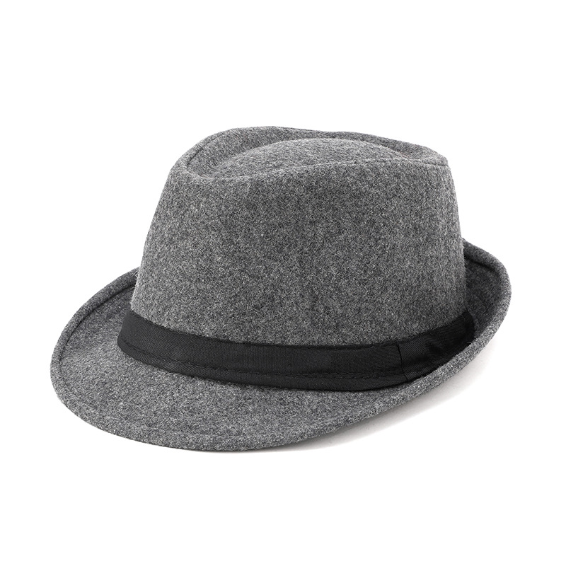 TK Elegante Sombrero de Jazz Fieltro Panamá Sombrero de ala Ancha Sombrero Fedora Sombreros de Vestir Sombreros para Viajes Fiesta Boda Compras Hombres Mujeres