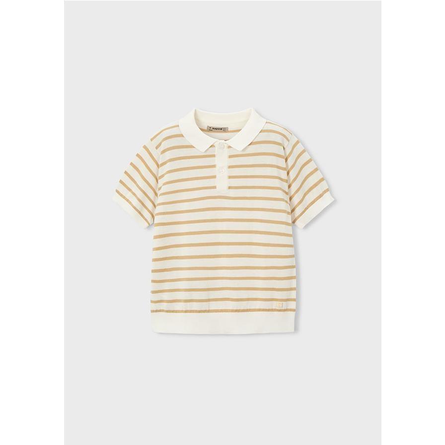 Mayoral - Polo de tricot para niño, camiseta informal y cómoda para uso diario en ropa infantil varonil, diseño clásico y versátil
