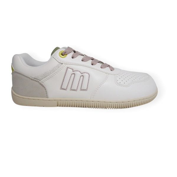 MUSTANG 60840  Blanco  con cordón  BAREFOOT  para mujer