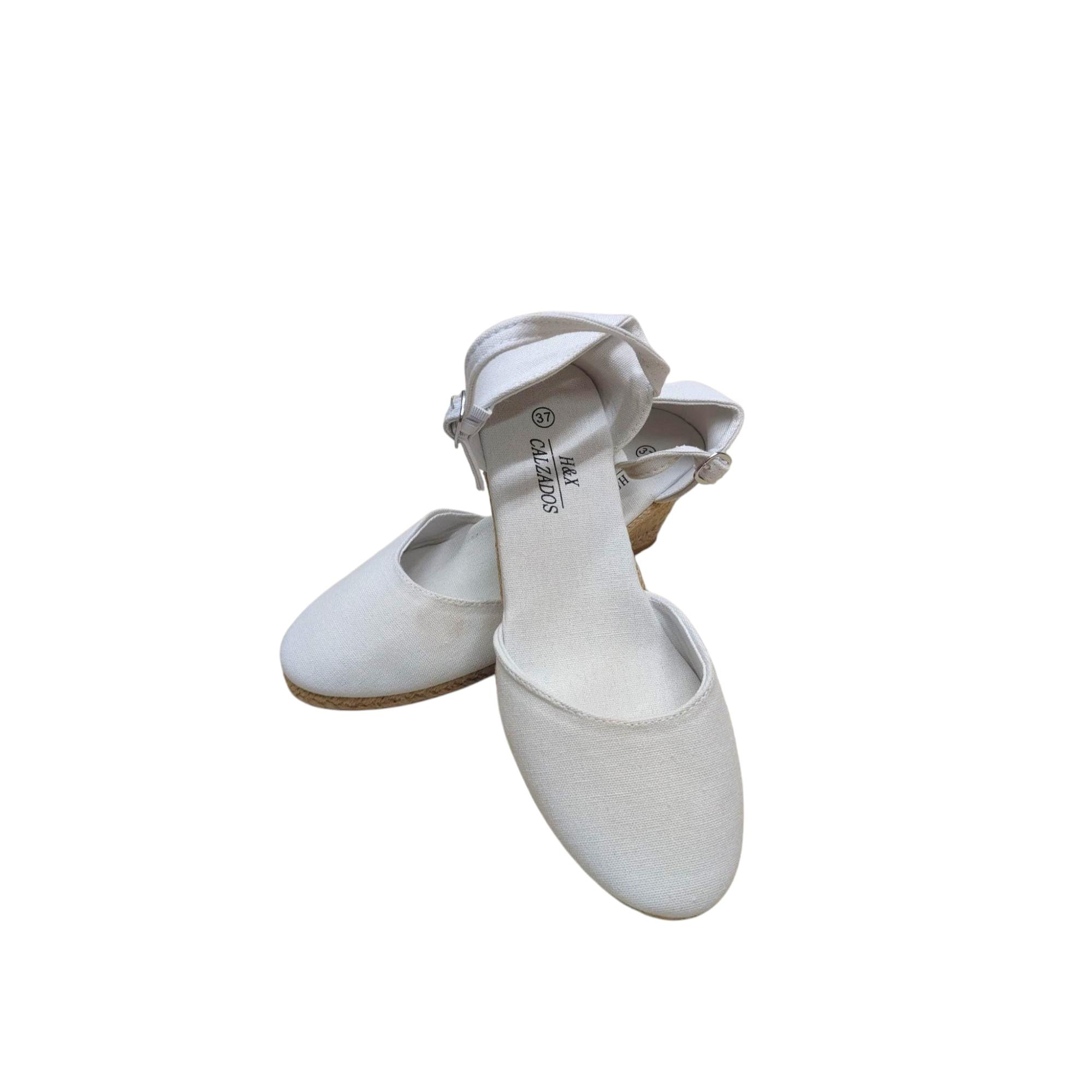 Zapatilla de  Esparto para Ferias Sandalias Cuñas de Yute Clásicas para Mujer gran surtidos de colores Altura  de 3cm,6cm y 9cm Cierre de Hebilla al Tobillo. Espartos para Feria. Planta Interior Acolchada en Tela  calidad de confianza garantizada 36-41
