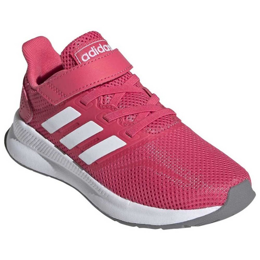 ADIDAS RUNFALCON INF VEL ROSA/BLANCO