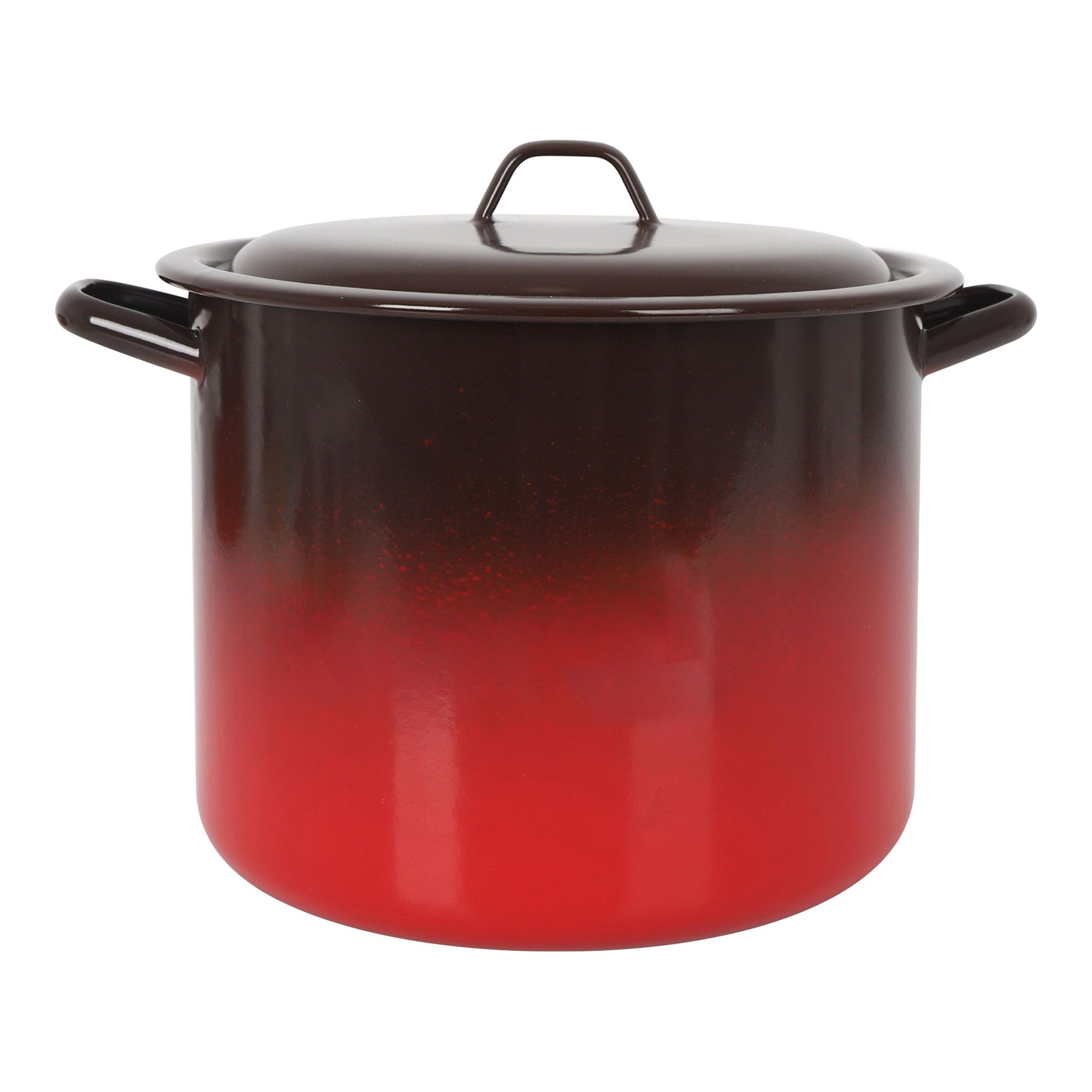 La Estrella - Olla Alta Acero Esmaltado 26cm 11L - Colección Fuego, Duradera, Antiadherente, Versátil, Diseño Funcional