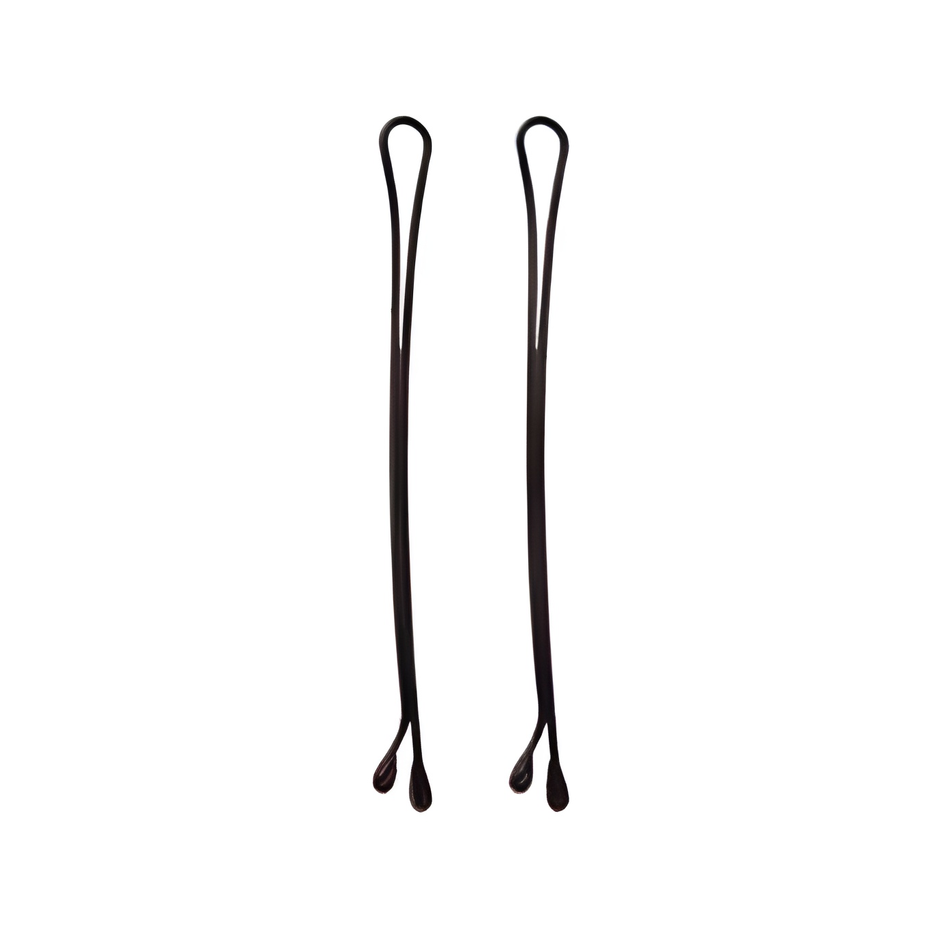 Eurostil Clips para Recogidos 300ud Horquillas Negras 5cm