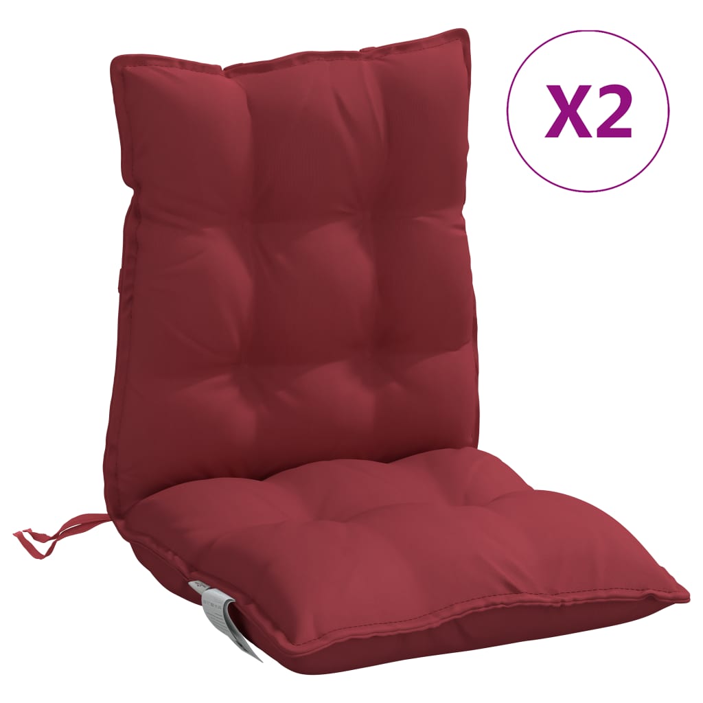 Vidaxl Cojines para Sillas de Respaldo Bajo - Antracita, Verde, Negro