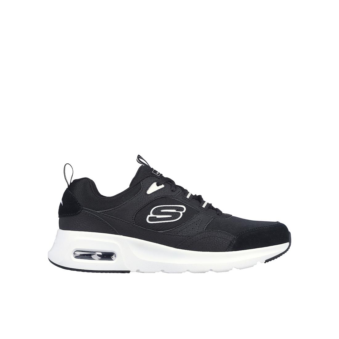 Skechers 232646_BKW Zapatillas deportivas para hombre negras en textil 80531