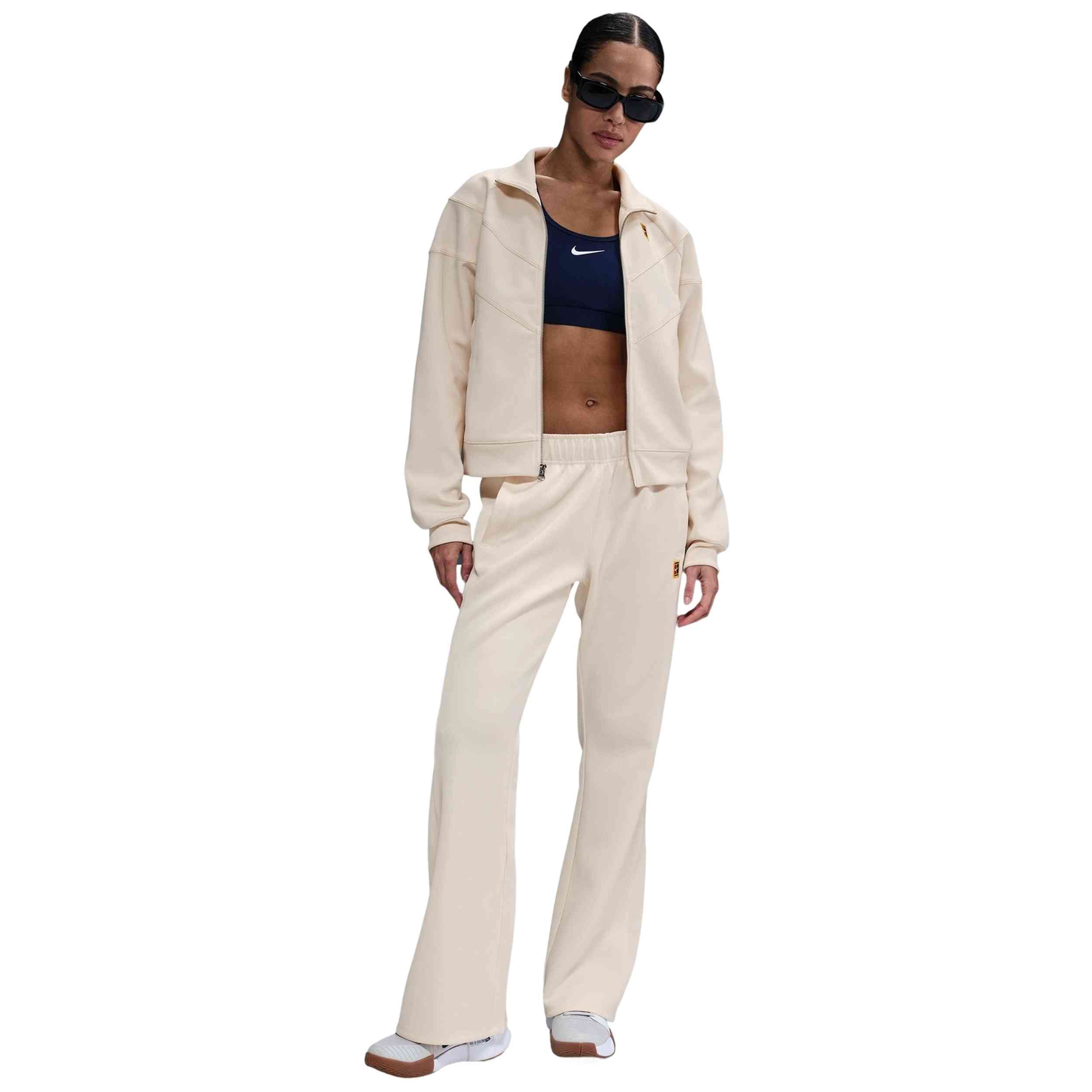 Pantalon Nikecourt Heritage Windrunner Nike en color Beige