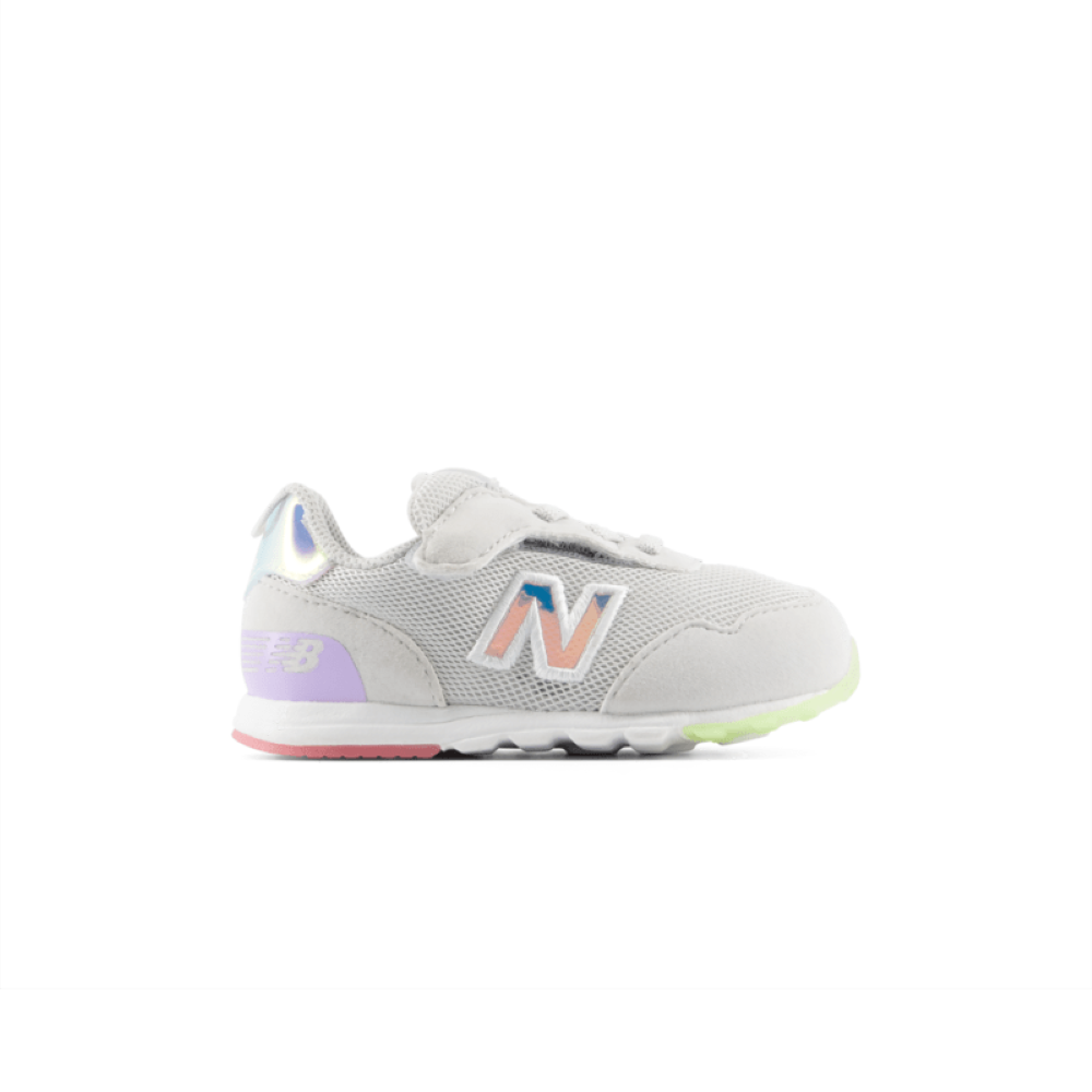 New Balance - Zapatillas 515 para niñas pequeñas de gamuza sintética y malla con cierre de gancho y bucle, ideales para primeros pasos y entrenamiento