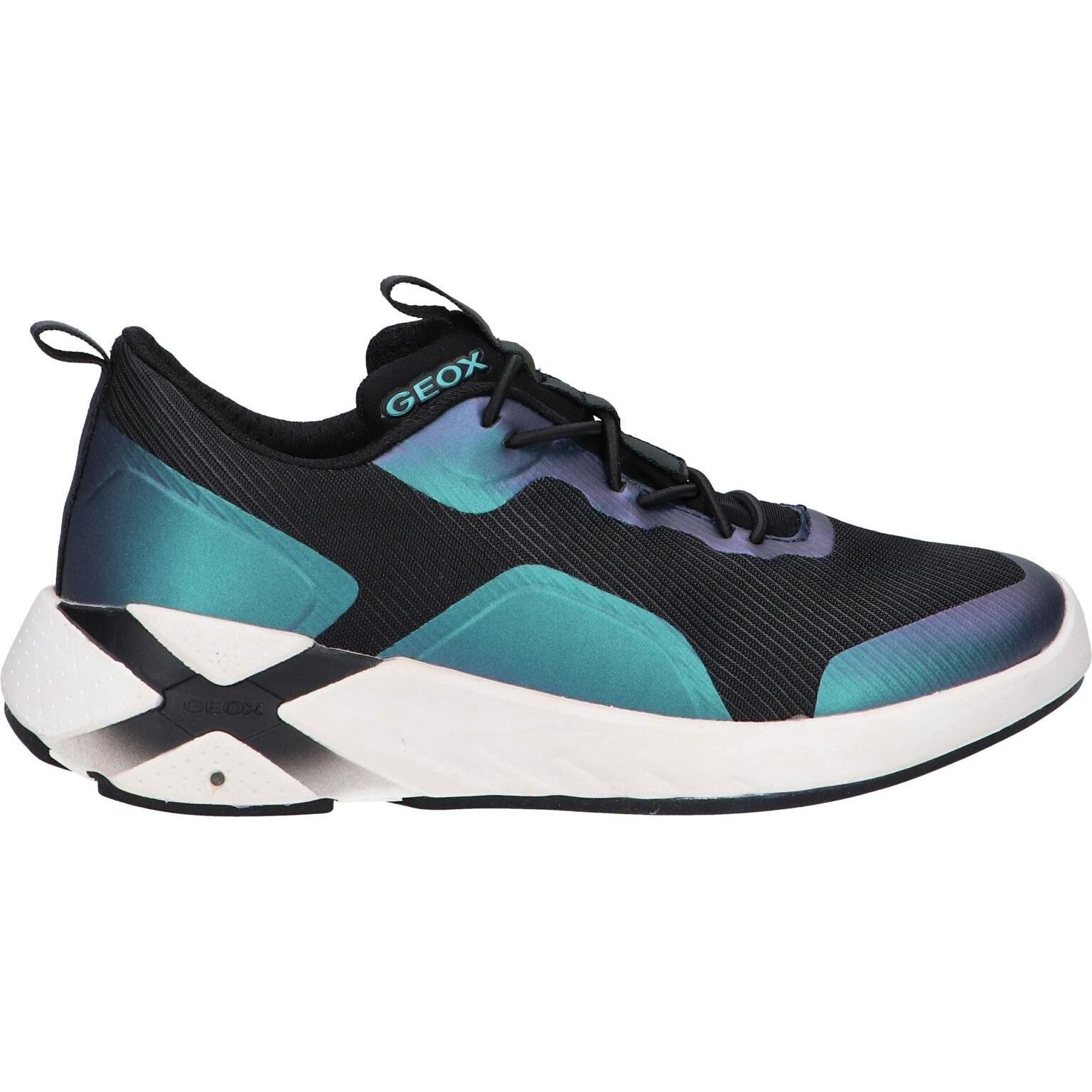 GEOX J04DDA 011BC J PLAYKIX BOY C9B0J BLACK-IRIDESCENT Female and Girl and Child Sportsmen