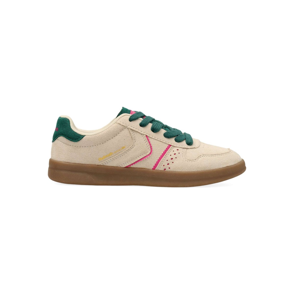 Refresh - Zapatillas casual mujer retro de antelina suave con plantilla extraíble y suela plana de goma, deportivas cómodas vegano