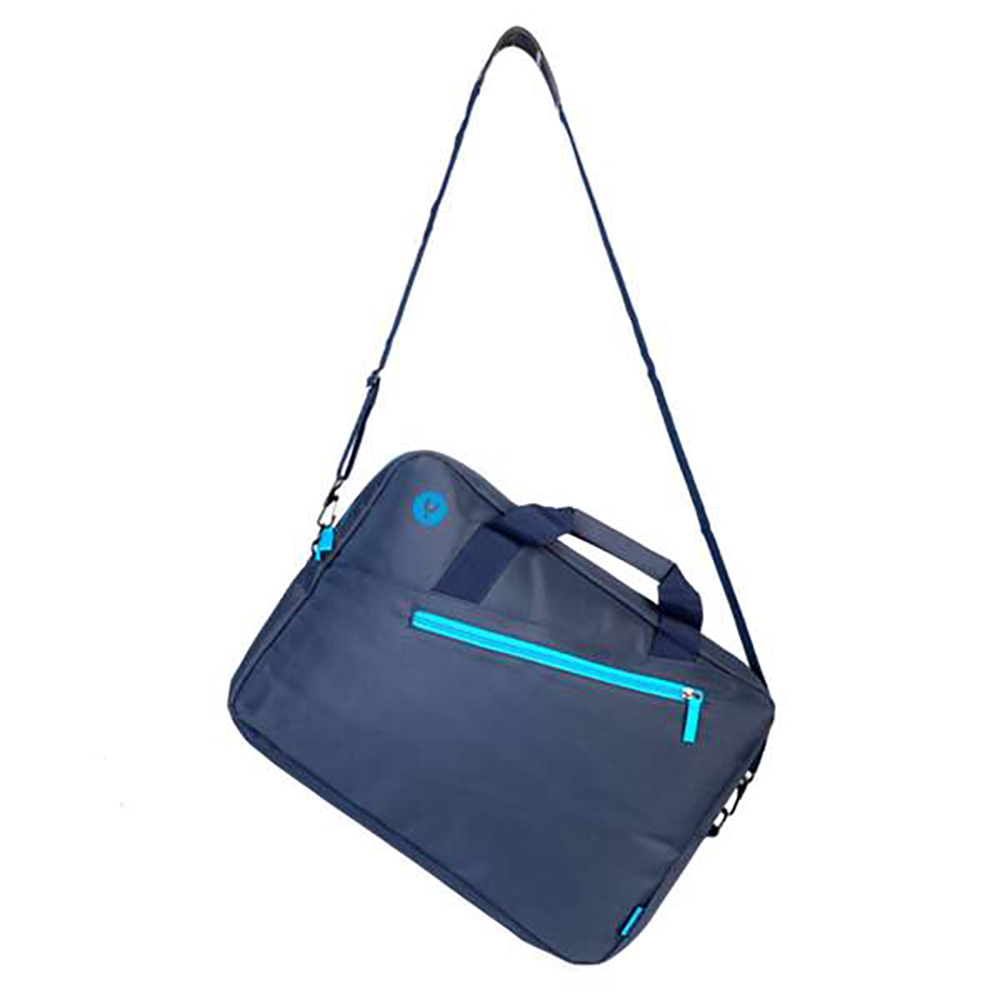 NGS Ginger Maletin para Portatil 15.6" - Acolchado Interior - 2 Compartimentos y Bolsillo Exterior - Color Azul
