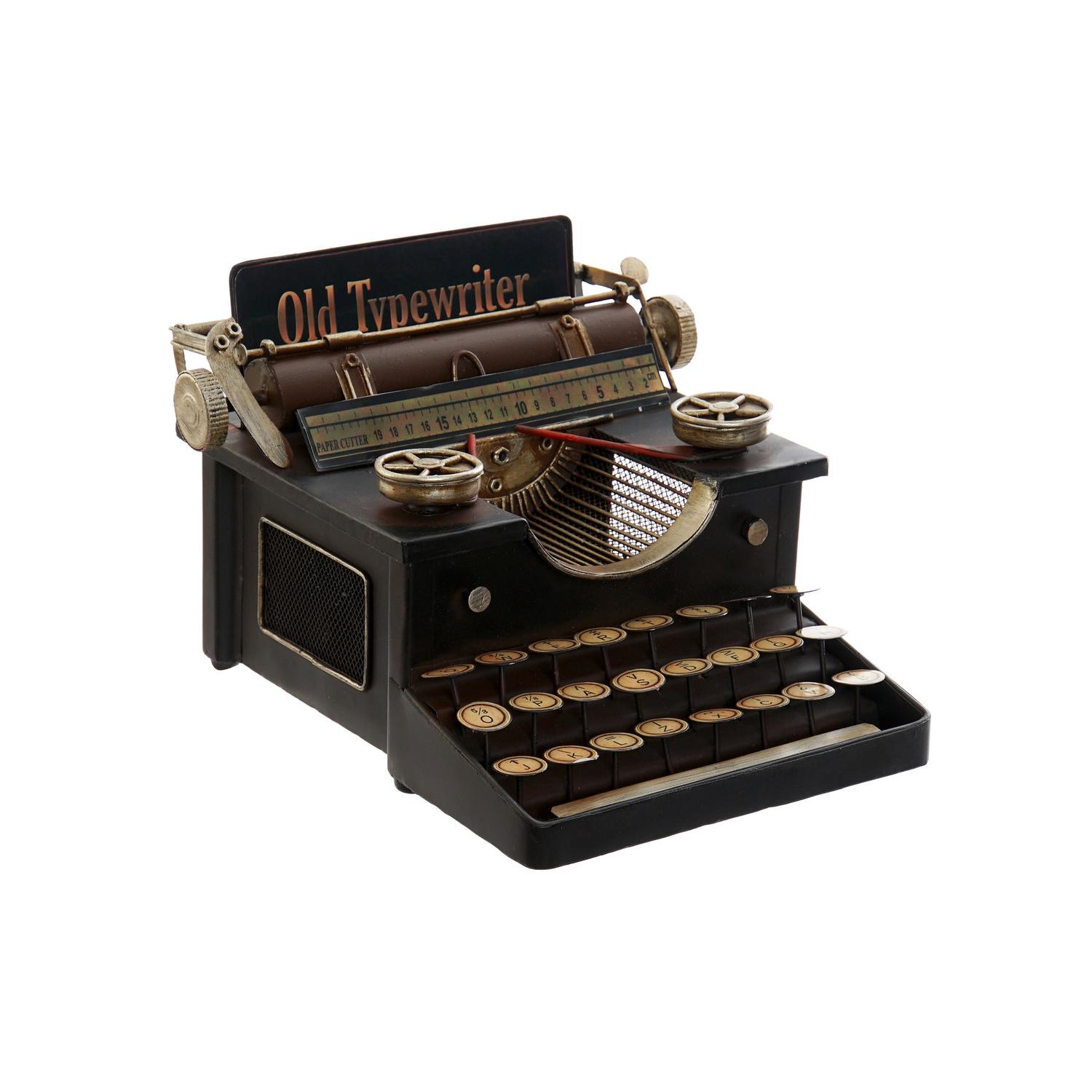 FIGURA METAL 24X26X15 MAQUINA NEGRO MO159295