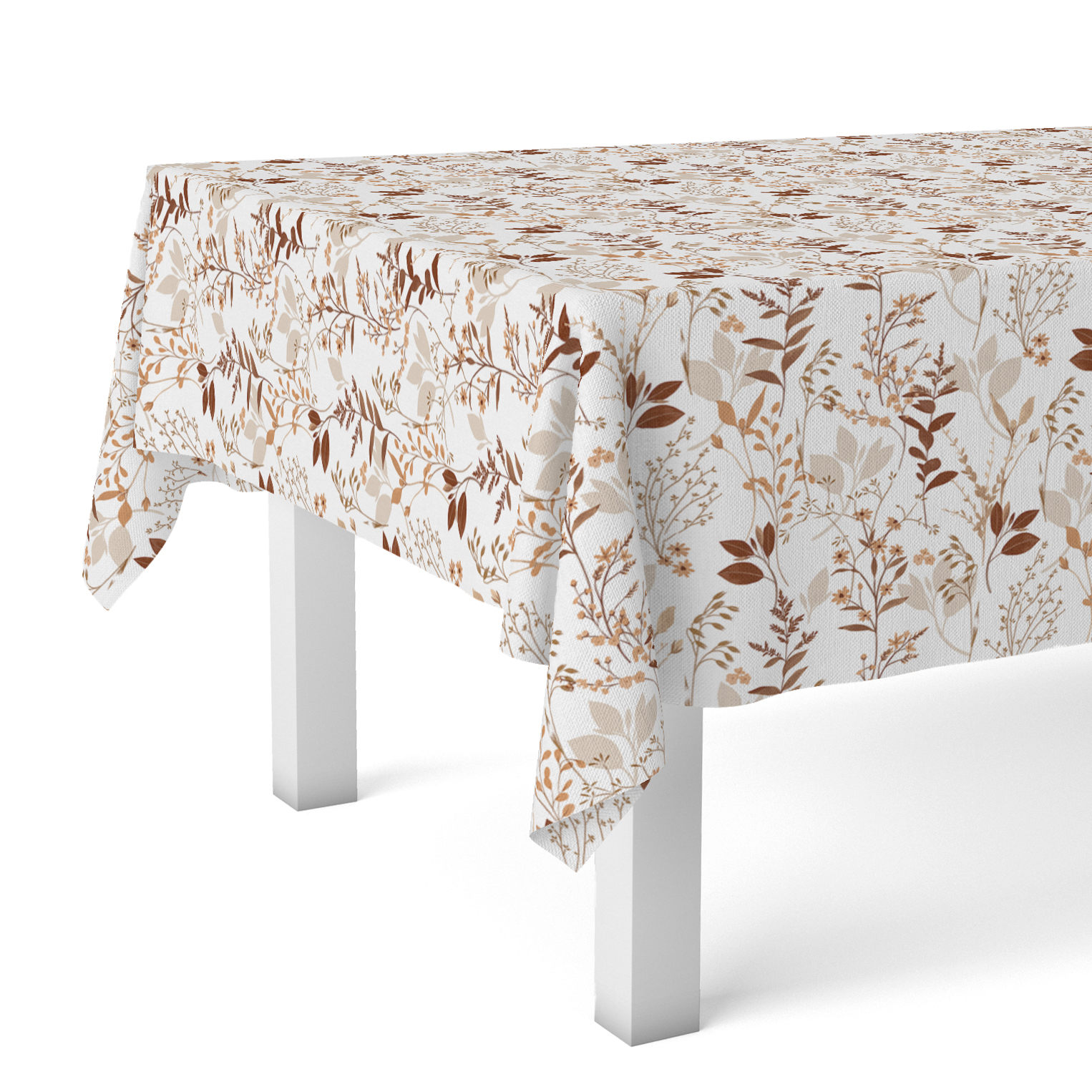 Mantel Hule FLORA de Valentia Home | Estampado Antimanchas | Repelente de Agua | Protección Duradera | Varios Tamaños