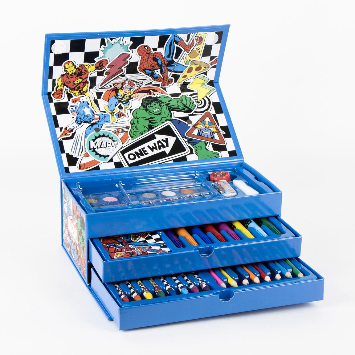 Maletín de Colores Avengers: Los vengadores con Diseño Exclusivo - Perfecto para la escuela y como regalo 2700001766
