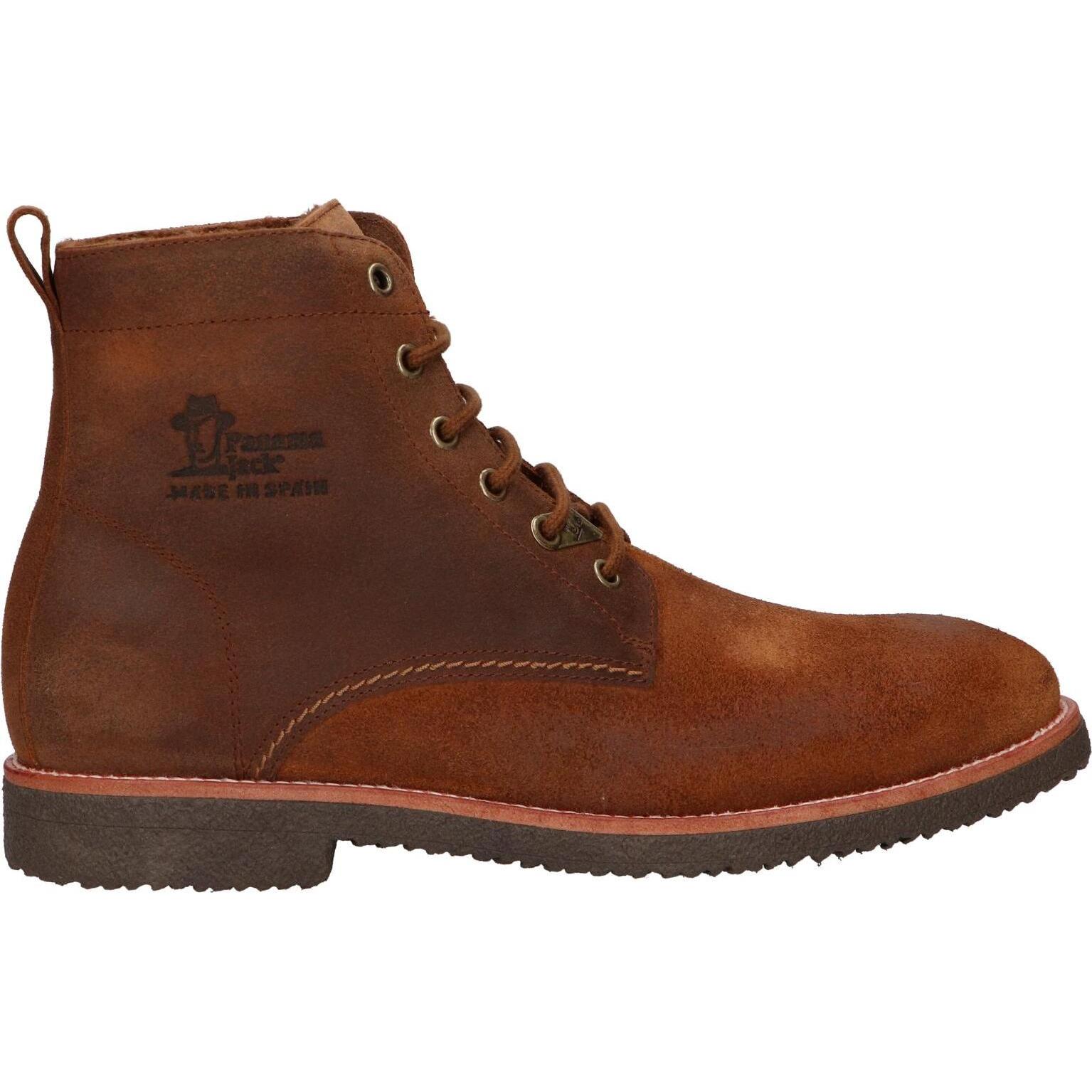 Men's boots panama jack glasgow igloo c28 velor leather- bark