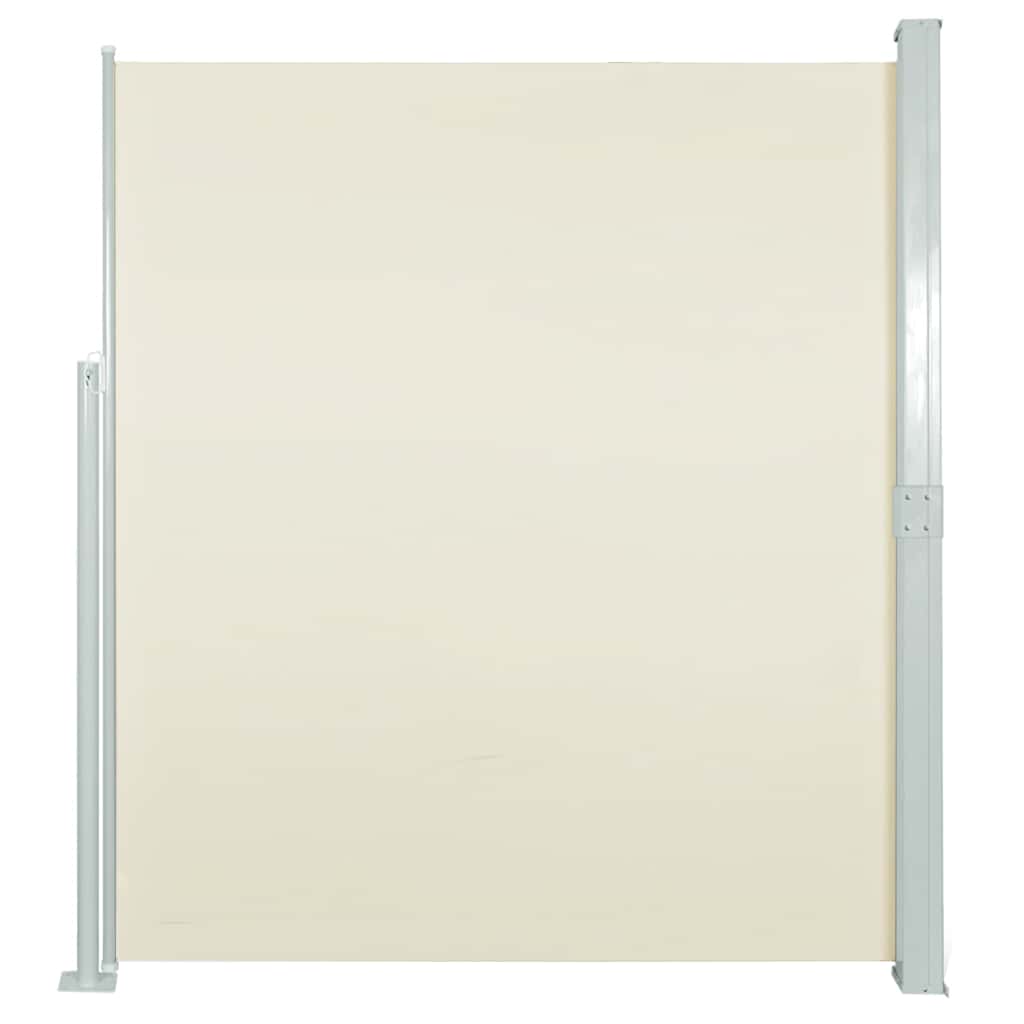 vidaXL Toldo lateral retráctil de jardín color crema 170x300 cm