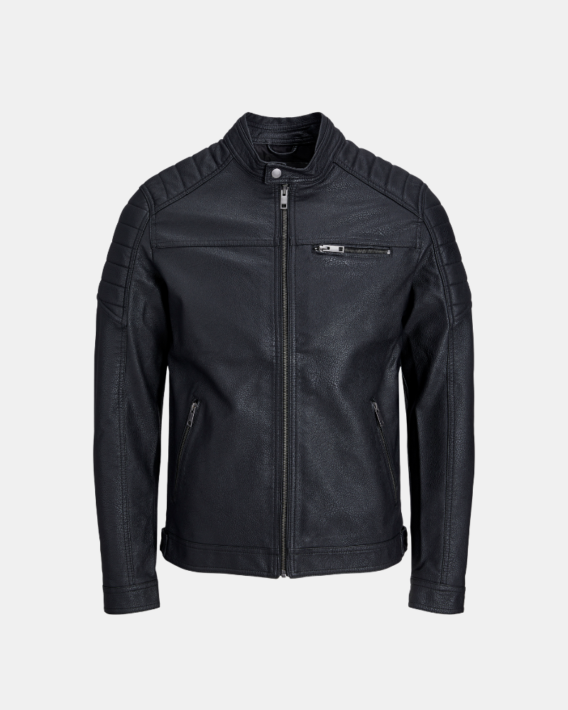 JACK AND JONES 12147218 ROCKY Abrigos Manga larga Hombre Negro