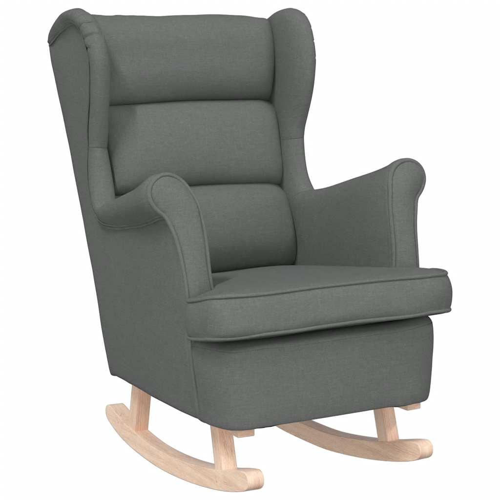 vidaXL Silla mecedora de tela  74x90x102 cm Multicolor