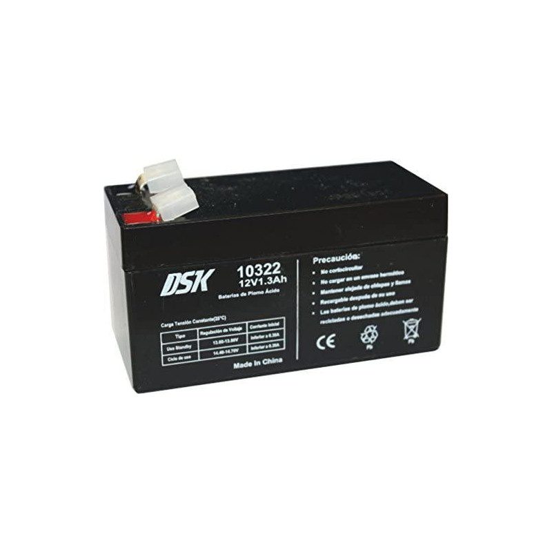 Batería Plomo DSK 10322 12V 1.3Ah
