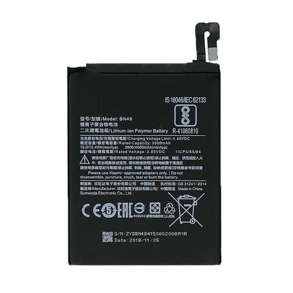 TODOBARATO 24HORAS Bateria para Xiaomi REDMI NOTE 6 PRO BN48 3900 mAh