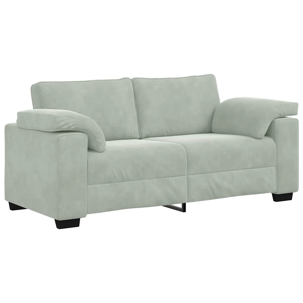 vidaXL Sofá Loveseat 180x77x82 cm terciopelo Multicolor
