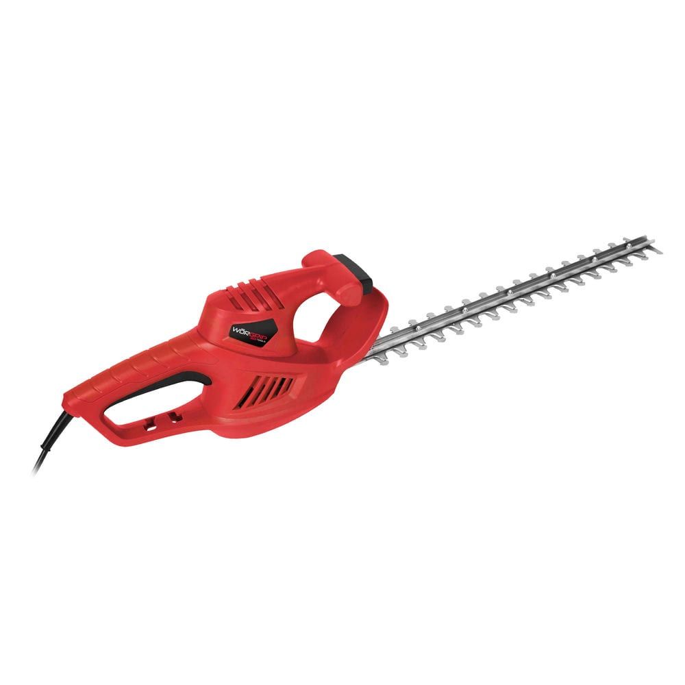 Cortasetos eléctrico Worgrip PRO 500W 61CM - Cizalla para hierba y arbustos incluida