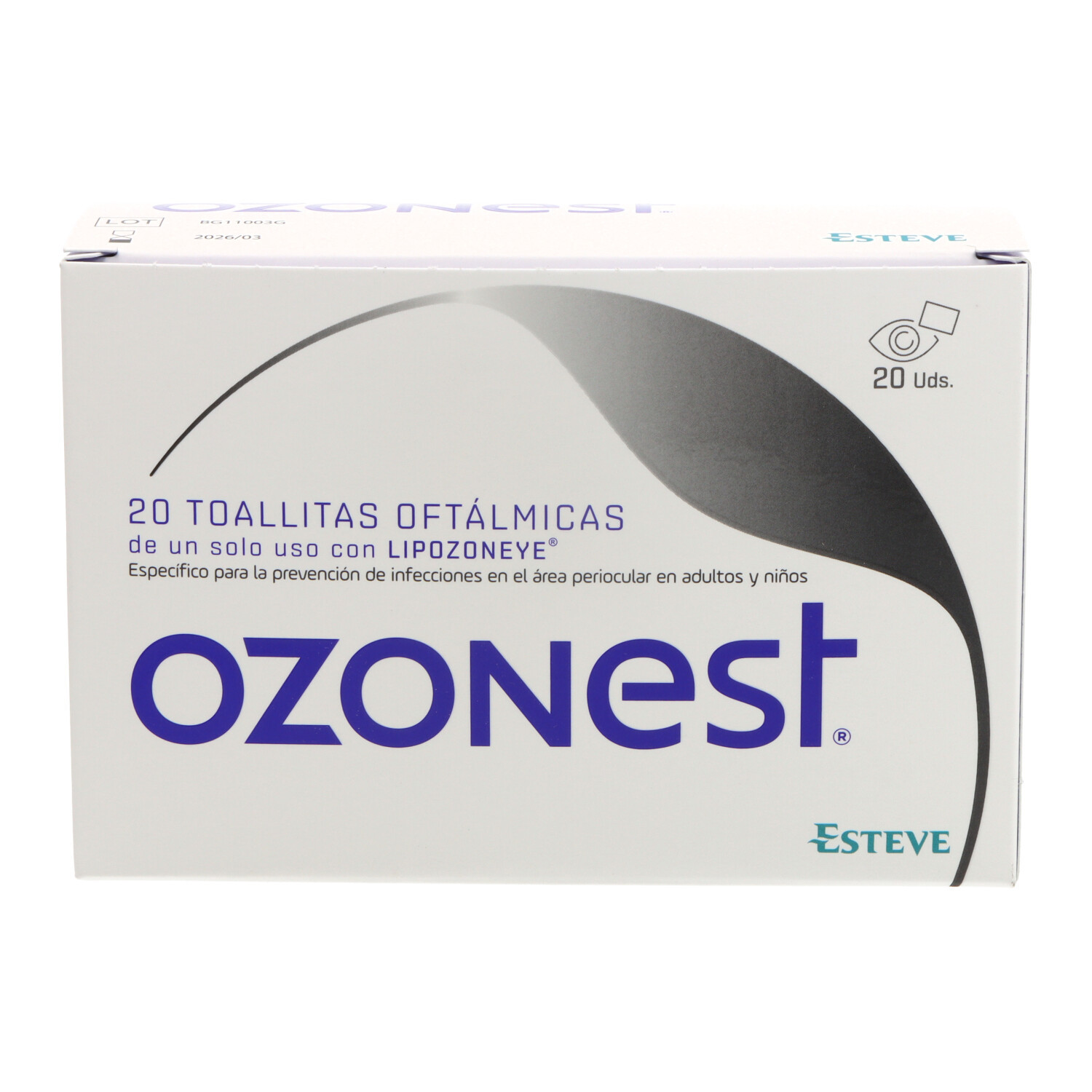 Ozonest 20 Toallitas Oftalmicas