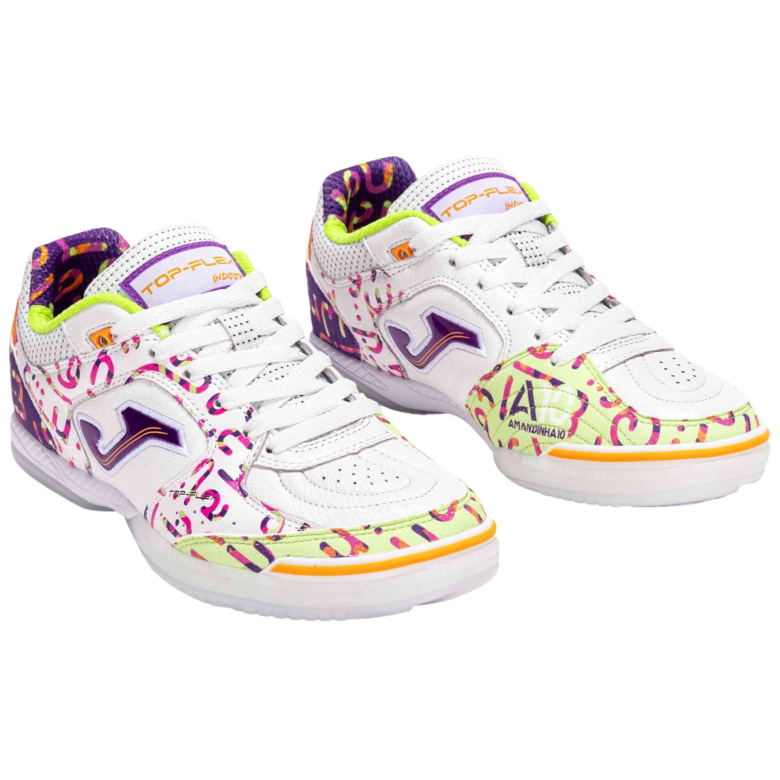 Calzado Joma modelo Top Flex 2572 Blanco Amandinha Indoor