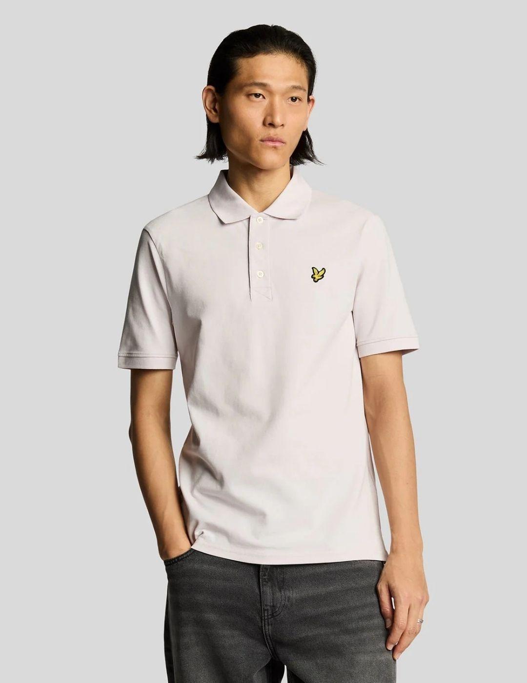 Polo Lyle&Scott Plain Rosa Claro hombre