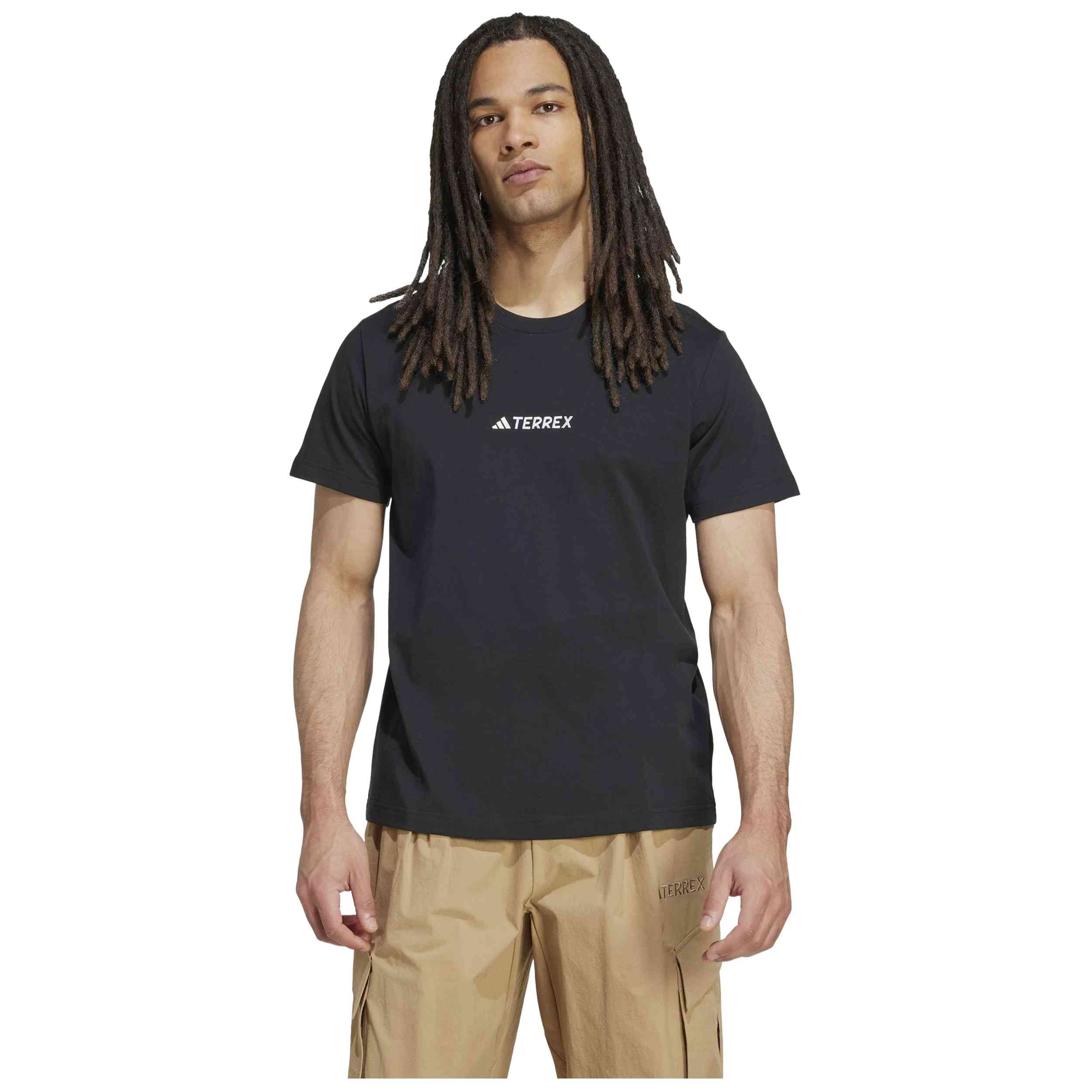 Camiseta De Manga Corta Adidas modelo JM6401 para Hombre en color Negro