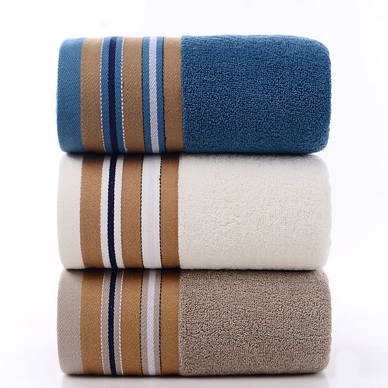 3 toallas de Baño de Algodón Gruese, alta calidad, suave, Súper absorbentes, no destiñen, multifuncionales, Hogar, Deportes, Viajes(74*34cm)