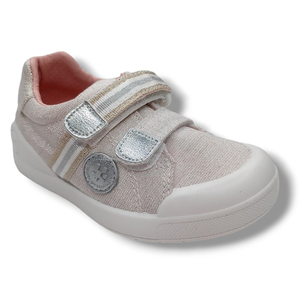 Biomecanics Zapatilla Lona Sneakers Niña 232283-B CRUDO calzado niños Biomecanics Summer ROYALE CORDONETS