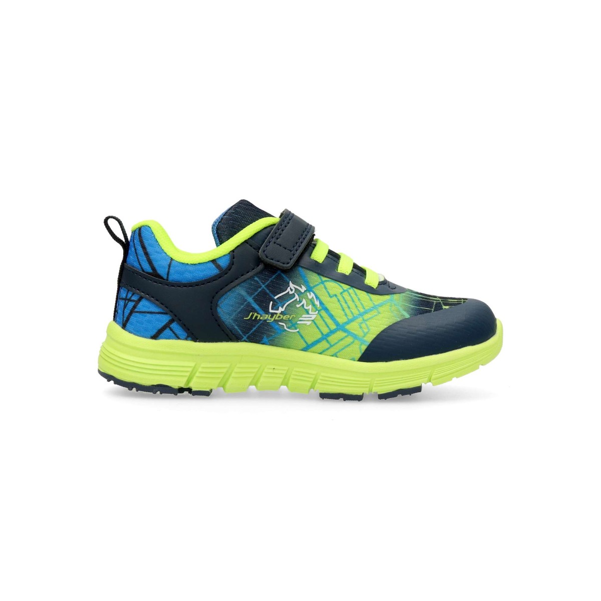 J´Hayber - Zapatillas deportivas Rox para niña ligeras y transpirables de material sintético y textil con suela de goma