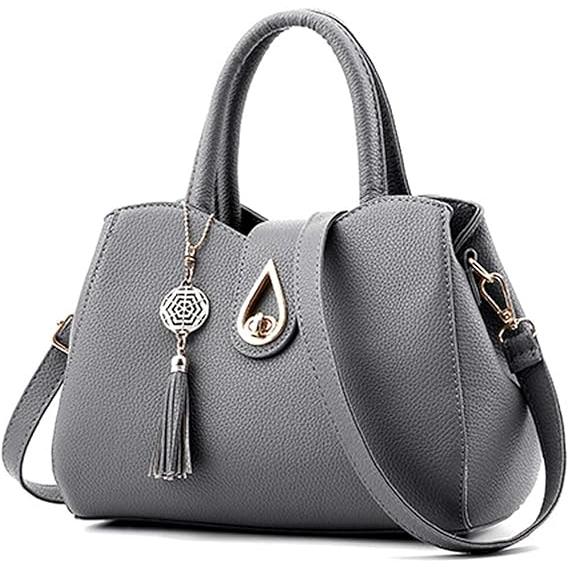 Bolso de cuero sintético para mujer, con asa superior, cartera de dama, elegante, para trabajo, ataché, bolsa de mano